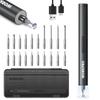 3.6V Cordless Precision Screwdriver Set with 20 S2 Bits and Case Direct from Japan