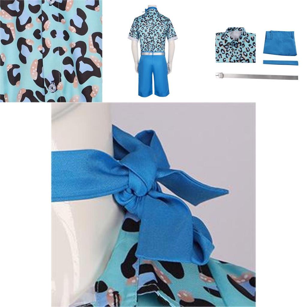 Costume de Cosplay d'Halloween Barbie Ken Pour Hommes Tenue de Jeu de Rôle de Personnage de Film Populaire Star Destiny)
