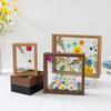 Wooden Photo Display Frame Transparent Paper-cut Picture Frame  Home Decoration