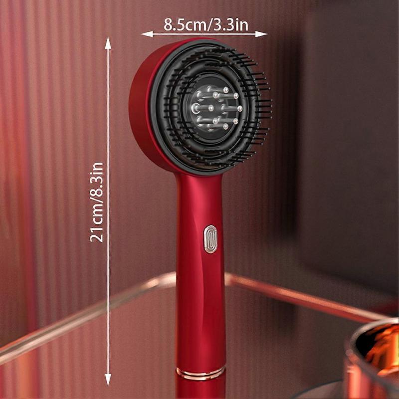 Red Light Hair Massager Cordlesss Multifunctional Hair Massager Great Present Idea