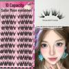 Honey Box Manga Style Fluffy False Eyelashes - Sweet & Natural 3D Clusters for Beginners
