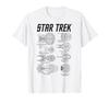 Star Trek Spaceships Of Starfleet Enterprise Textbook T-Shirt