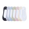 Women's Ice Silk Mesh No-Show Socks - Summer Thin, Non-Slip, Breathable, Cotton Bottom.
