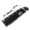 104 Key Keyboard Mouse Set Backlight USB Colorful Ergonomic Stable Backlit Keyboard Mouse Combo