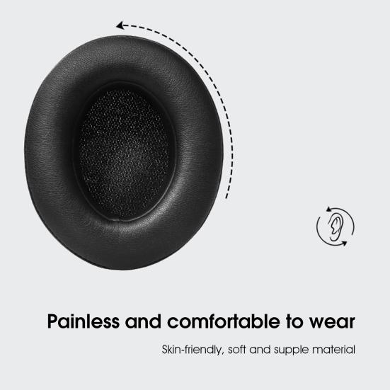 Ohrhörer-Ärmel, weicher, schützender Hautaffinitäts-Kopfhörer-Kunstleder-Schwamm-Ohrenschützer für Beats-Studio 2.0 3.0
