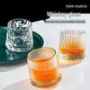 Roaring Doll Thickened Whiskey Glass with Hammer Pattern - Luxury Home Bar Glassware