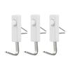 LEC Double Pin Hook 3 Pieces Load Capacity 2kg