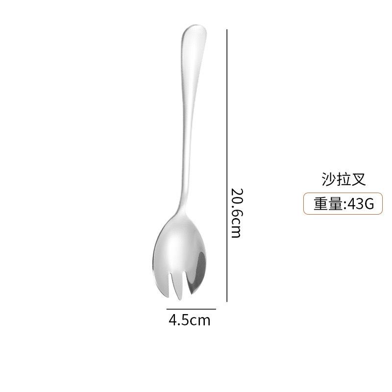 Stainless Steel Tableware Set Western Food Thickened Steak Knife Fork Spoon Coffee Dessert Spoon