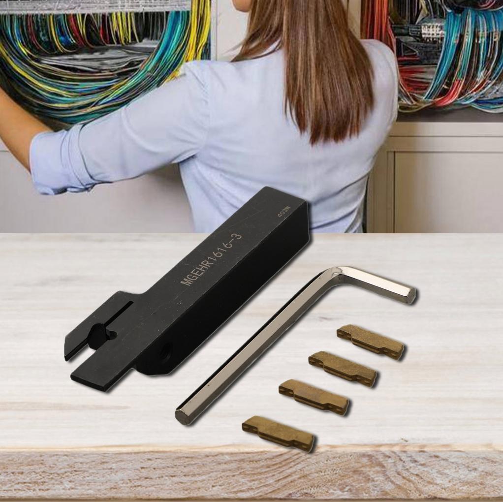 Alloy Steel Turning Tool Holder MGMN300 Insert 1 Set