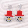 Christmas Earrings Collection With Santa Stars Bells And Bear Shapes For Women
