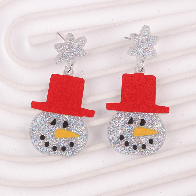 Christmas Earrings Collection With Santa Stars Bells And Bear Shapes For Women