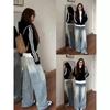 Womens 2026 Retro Baseball Jacket Stand Collar Oversized Cropped Coat Cotton Blend Casual Outerwear
