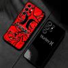Hot Brand Hurley Phone Case For Samsung Galaxy S26 S25 S24 S23 S22 S21 S20 Plus Ultra Limited Soft Black
