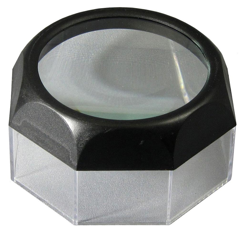 Desk 3x MIZAR-TEC Magnifier, Magnification, Black, RS-375