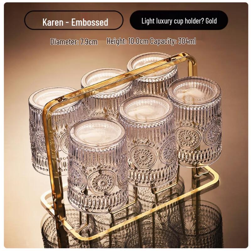 Langxi European Style Whiskey Glass Set