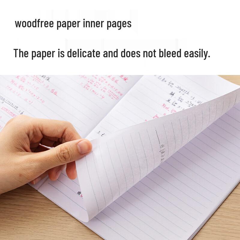 Deli A5 Soft Cover Notebook 4-Pack