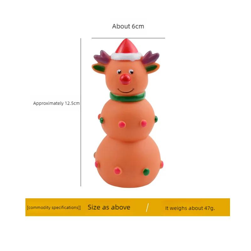 Christmas Squeaky Chew Dog Toys Sound Toy Pets Dogs Toys Bite Resistant Squeaky Toys Puppy Training Interactive Pets Accessories