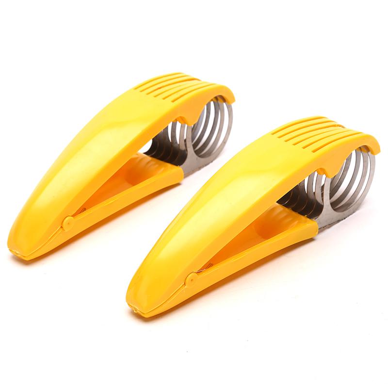 Kökstillbehör Bananskivare Frukt Grönsakskorvskärare Rostfritt stål