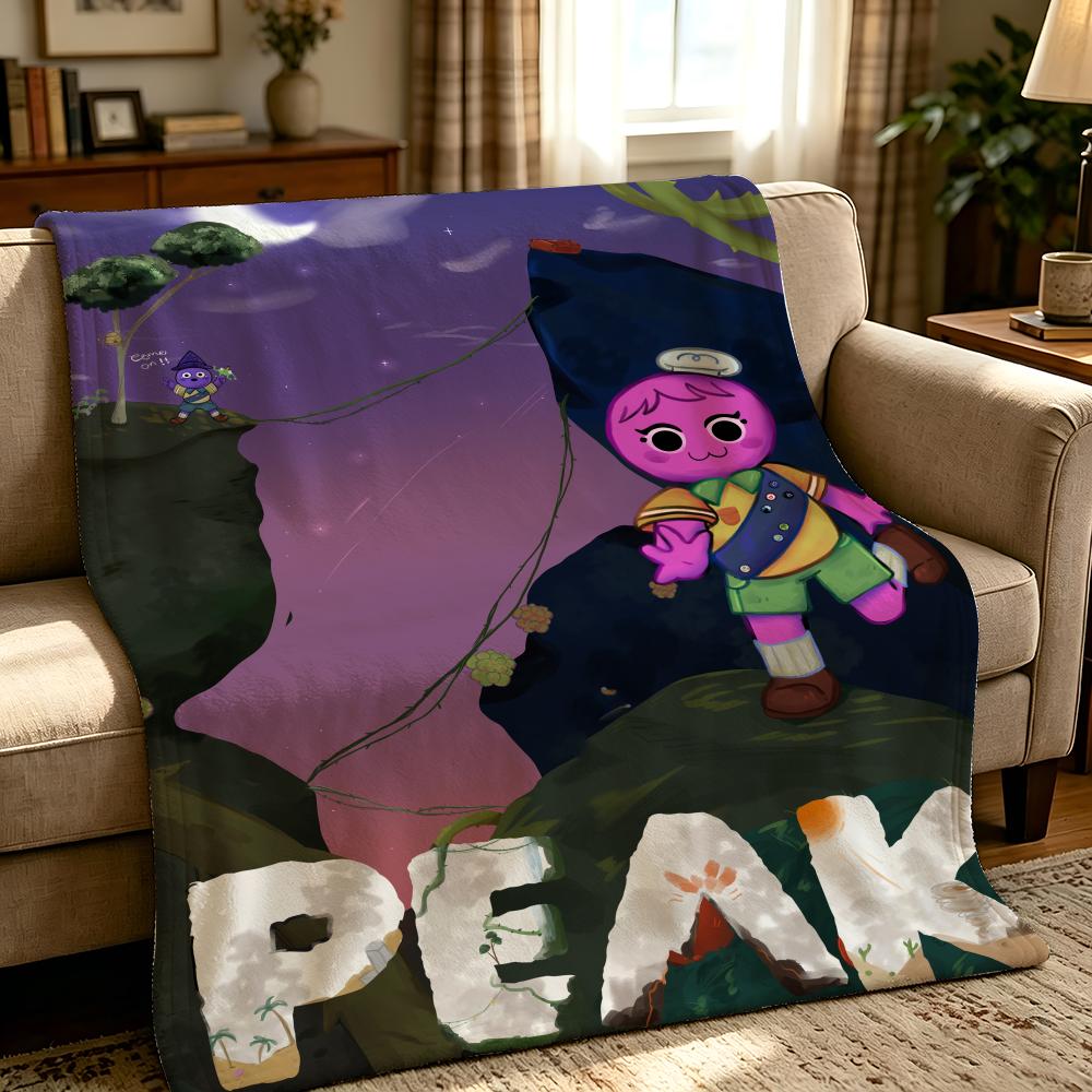brand P-PEAK-k Throw Thick Comfort Flannel Quilt, Multi-scene Use Indoor Outdoor Daily Nap