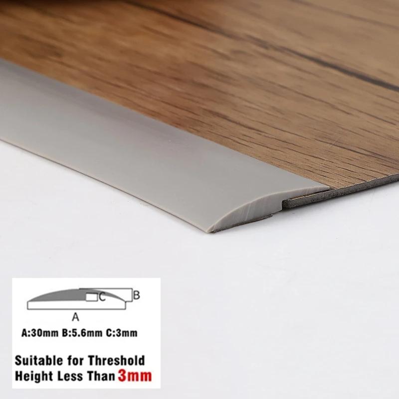 

Прижимная полоса для края пола из ПВХ, переходная полоса для ковра, серая полоса с закрывающим швом, полоса из инженерного специального резинового бисера Suit 3mm drop【100cm/pcs】 серый