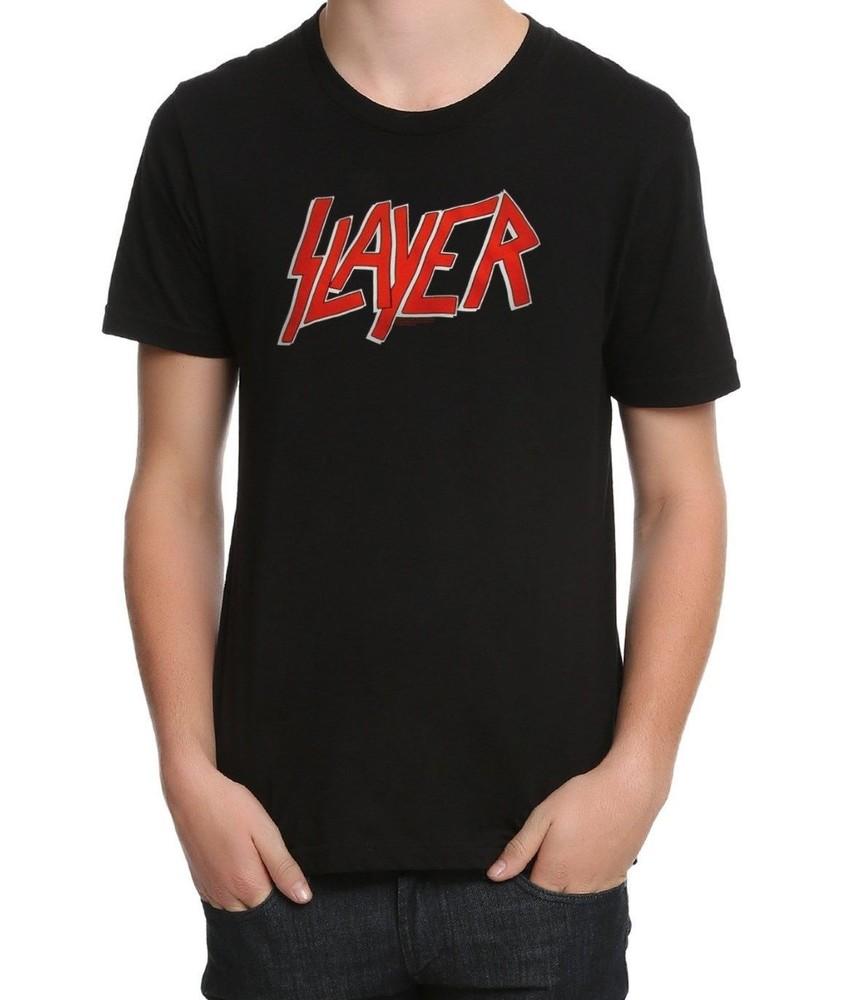Slayer SLAYER LOGO T-Shirt Heavy Metal Band NEW Licensed & Official  Unisex T-Shirt XXL
