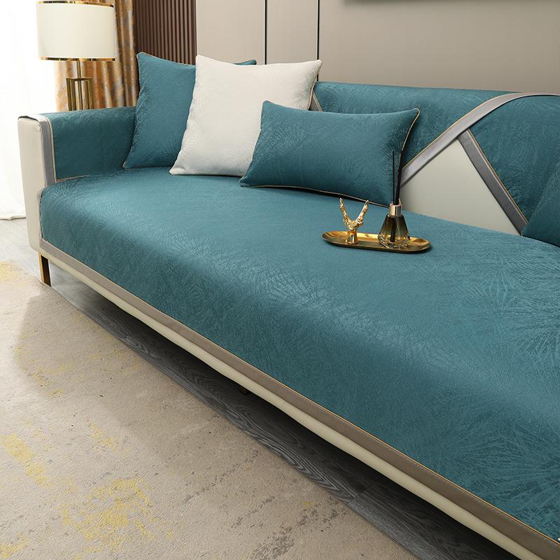 Non-Slip Four Seasons Universal Sofa Cushion All-Inclusive Universal Universal Seat Cushion Light Luxury Leather Solid Wood Sofa Back Towel