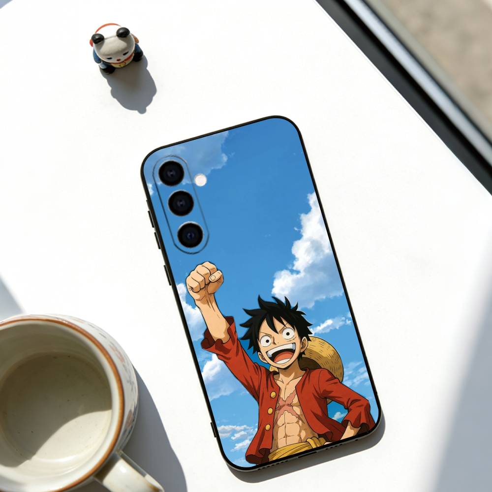 Monkey D. Luffy Phone Case For Samsung Galaxy A73,A72,A71,A70,A53,A52,A51,Others Soft Black Cover