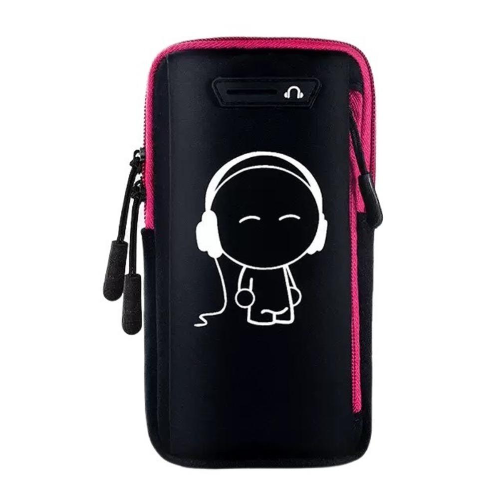 Staubdichte Handy-Handgelenktasche Stoßfeste Sport-Armtasche Leuchtende Lauf-Handytasche Radfahren