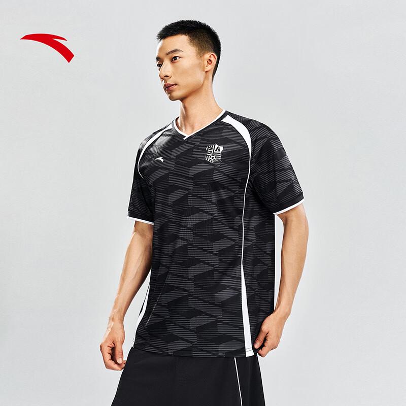 Anta Men's Quick-Dry Short-Sleeve Soccer Training Set