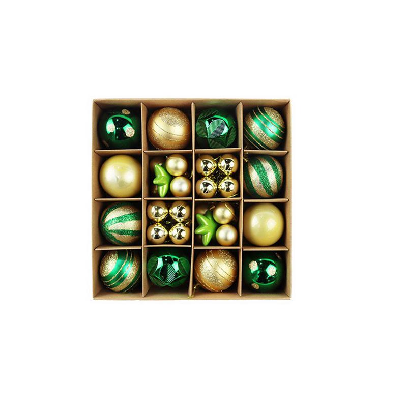 Christmas Tree Ornaments: Holiday Party Decor Ball Set with Gift Box