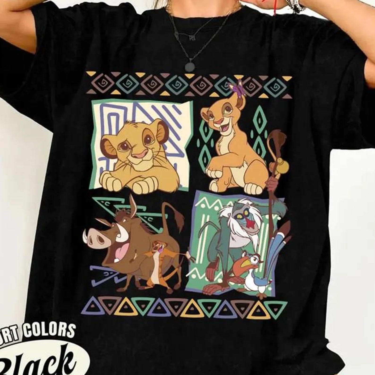 Comfort Colors Retro 90s Disneyland Lion King Simba And Timon Shirt, Vintage Lion King Shirt, Hakuna Matata Shirt, Disneyland Trip Shirt S