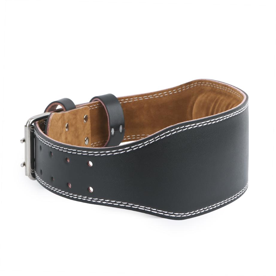 Back Support Custom Top Selling Weightlifting Leather Belt Fitness Power Lifting Training  Gym Belt  for Men Women back support