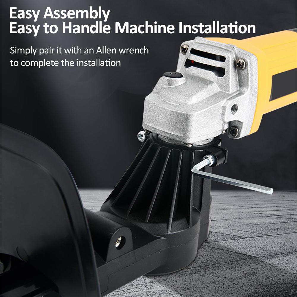 Hedge Trimmer Attachment, Ergonomic Hedge Trimmer Adapter Converting Electric Angle Grinder Into Hedge Trimmer,