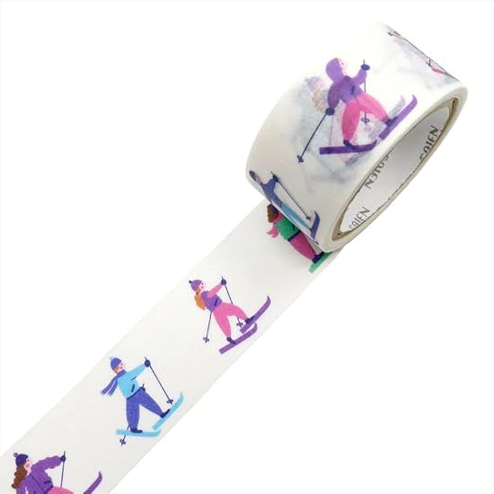 Made In Japan SAIEN Masking Tape Skiing 20mm X 5m Roll TR-4063