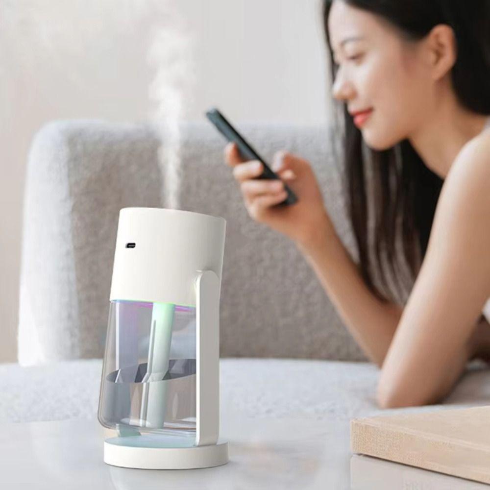 Comforting Starry Sky Projection Humidifier Fine Mist Mini Aromatherapy Machine Office