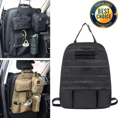 Auto-Rücksitz-Organizer Taktischer Molle Auto-Sitz-Organizer Aufbewahrungstasche Universelle Selbstfahr-Jagd-Sitzbezugstasche Zubehör
