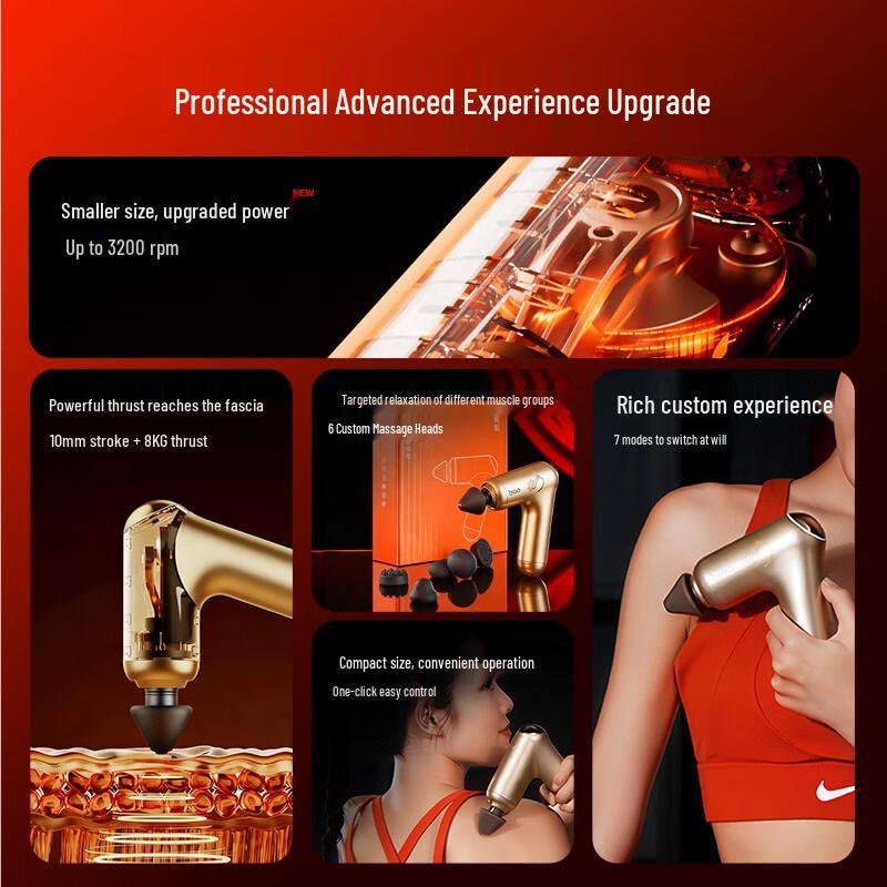 breo 7S Sun Yingsha Signature Percussion Massager CN plug (adapter included)