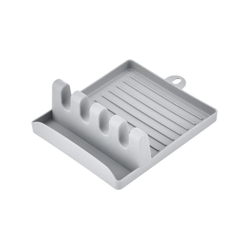 

1Pcs Nail Art Brush Rest Holder White Green Grey Plastic 4 Slots Paintings Brushes Rests Drip Tray Pad For Nail Art Tools серый