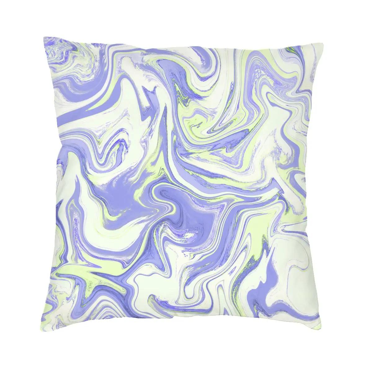 

Фиолетовый Жидкий Абстрактный Наволочка Принт Ткань Чехол для Подушки Украшения Наволочка Чехол Домашний Дропшиппинг 66x66cm белый
