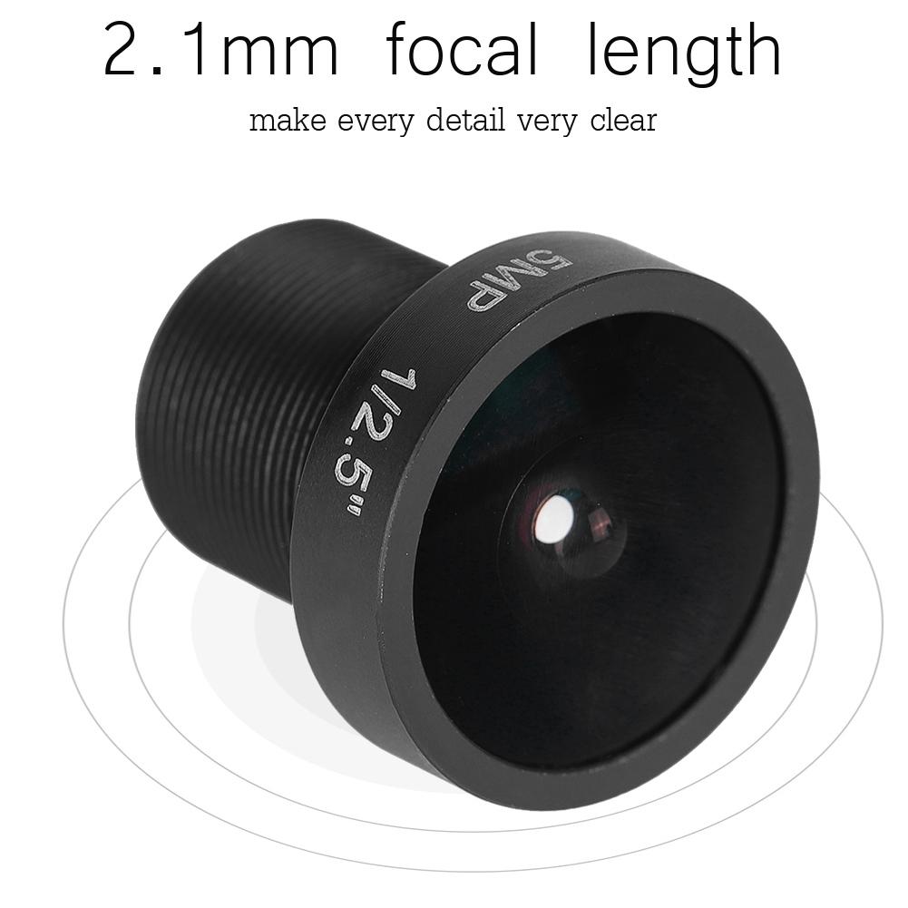 2.1mm 5MP HD Wide Angle CCTV IR Lens for Security IP Camera