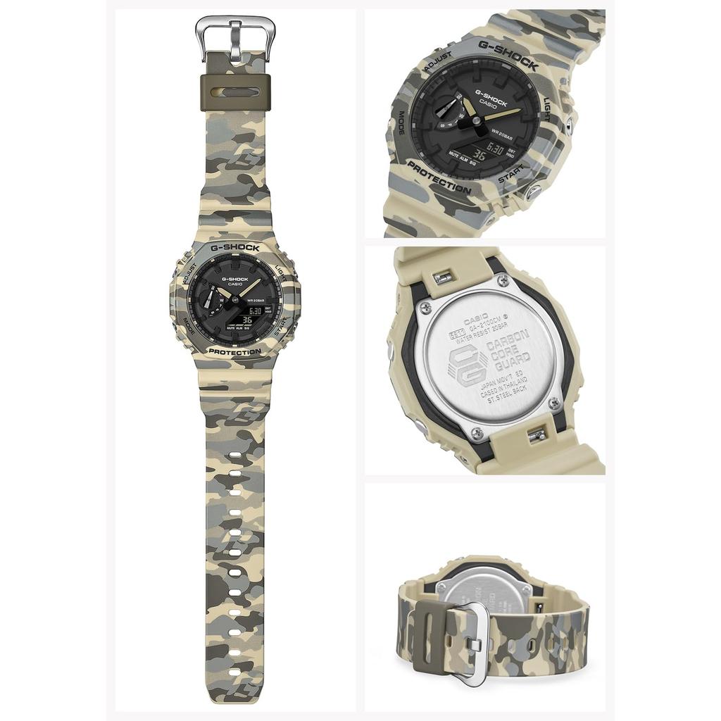 Casio G-Shock GA-2100CM-5AJF Men's Watch Beige Eco-Friendly Material Japan Official Model
