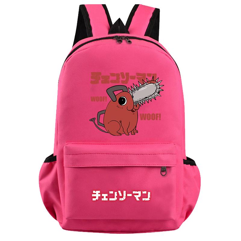 Anime Chainsaw Man Rucksack für Jungen Mädchen Hildren Zurück zur Schule Schultasche Student Kawaii Rucksack Luffy Nami Lysop Leichte Taschen