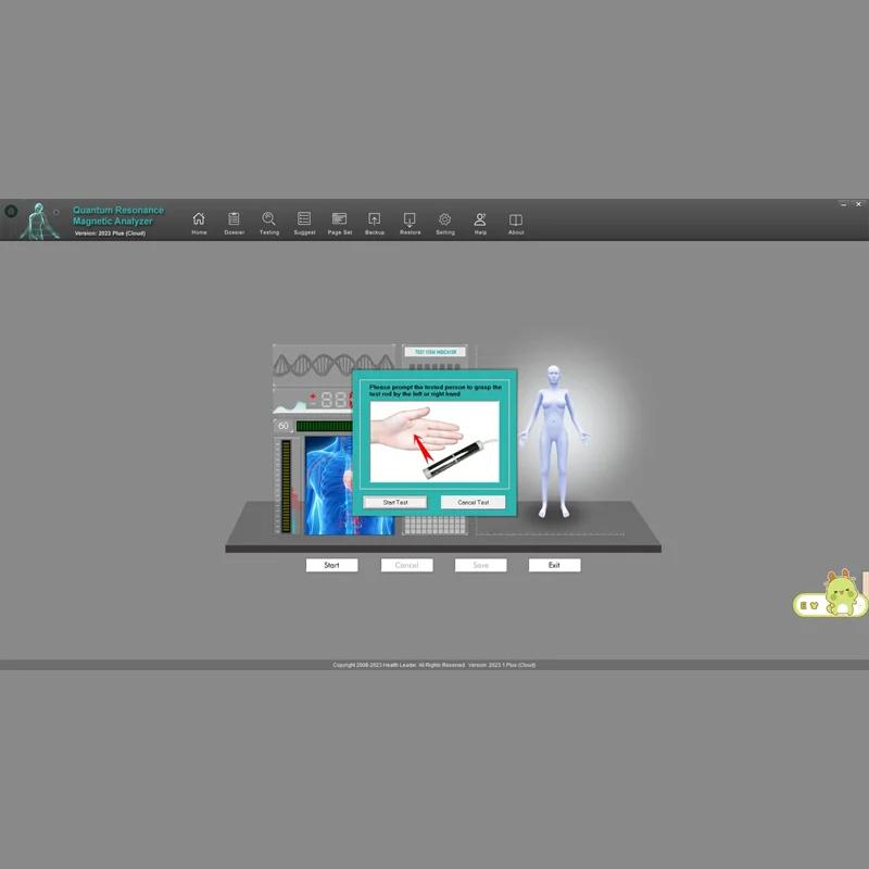 2026 Draagbare AI Nieuwe Cloudversie Kwantum Resonantie Analyzer Gezondheidszorg Kwantum Gezondheidsmachine Bioresonantie Lichaamsscanner Apparaat met Digitale Weergave