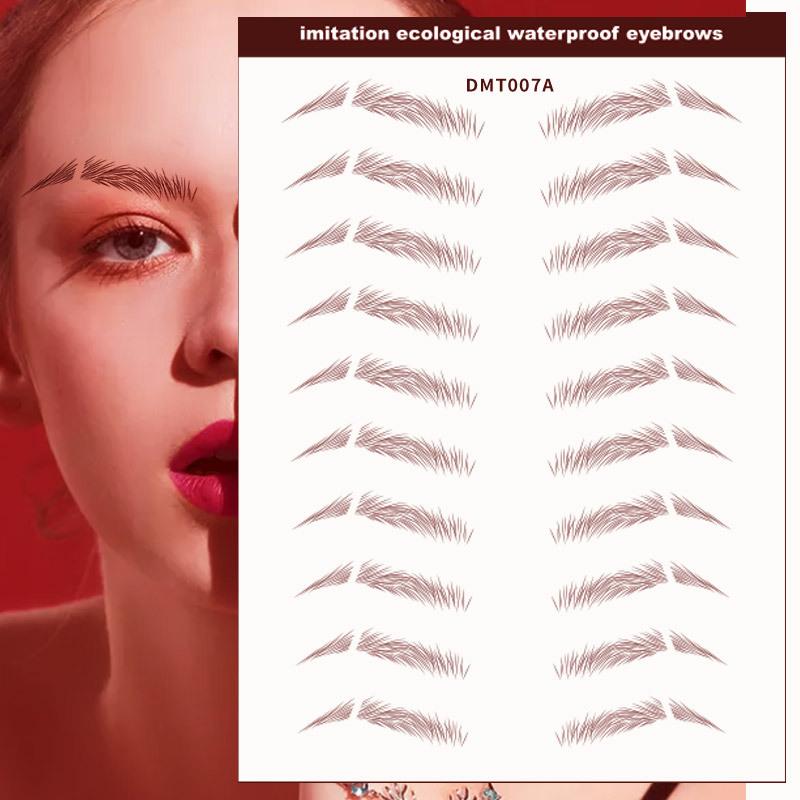 Eyebrow Sticker 6D Simulated Eyebrow Sticker Ecological Bionic Eyebrow Lazy Eyebrow Sticker Template Eyebrow Sticker Eyebrow Tattoo Sticker