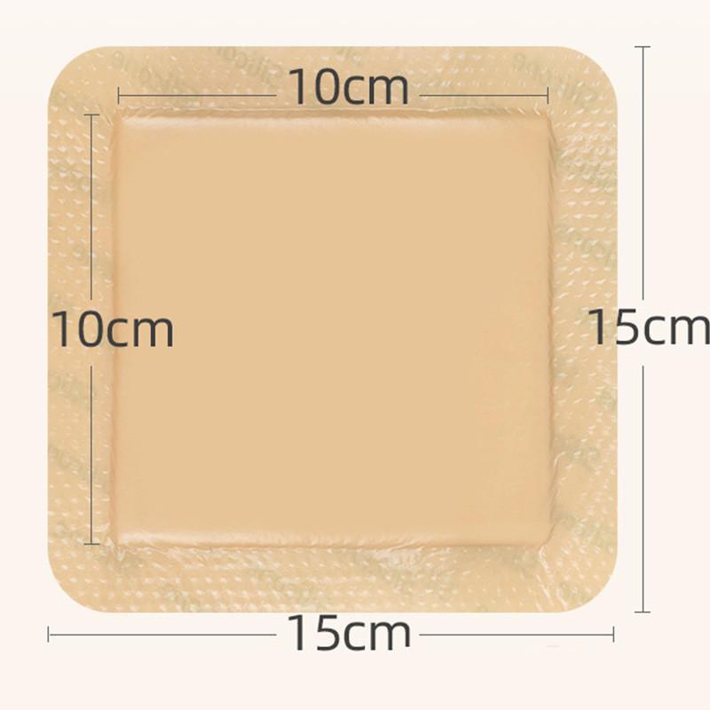 Silicone Gel Foam Dressing for Pressure Ulcer Care - Sterile Polyurethane Foam Patch