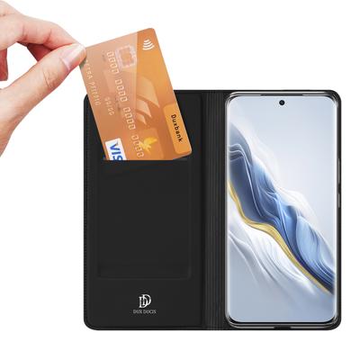 DUX DUCIS Skin Pro Series For Honor Magic6 5G Leather Case Card Slot Phone Stand Cover