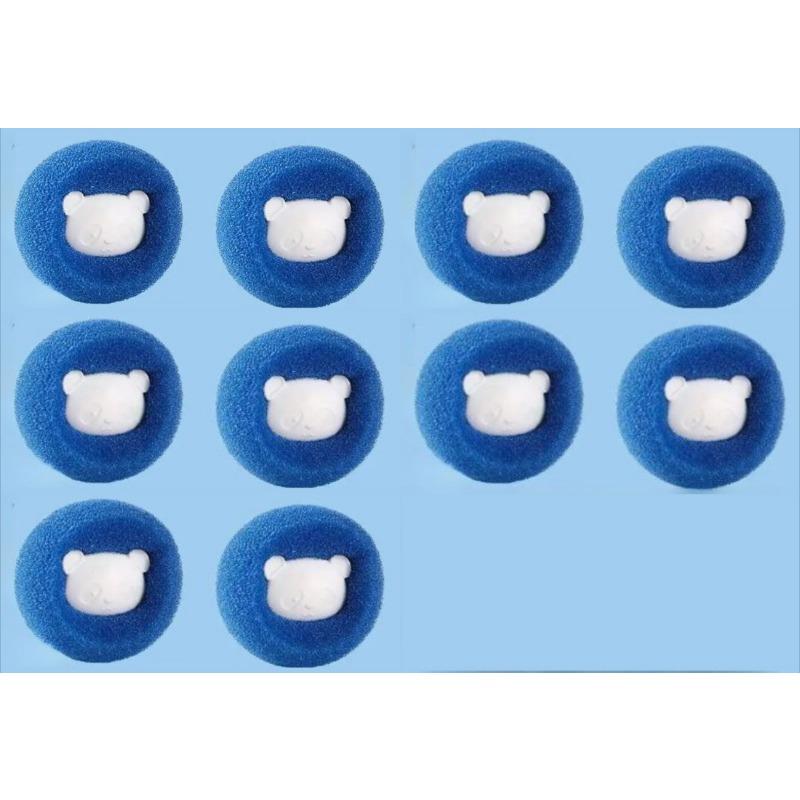 Kit de bolas mágicas para lavandería, herramienta reutilizable para limpiar el pelo de la ropa, removedor de pelo de mascotas, atrapa pelo de gato y perro para lavadora.