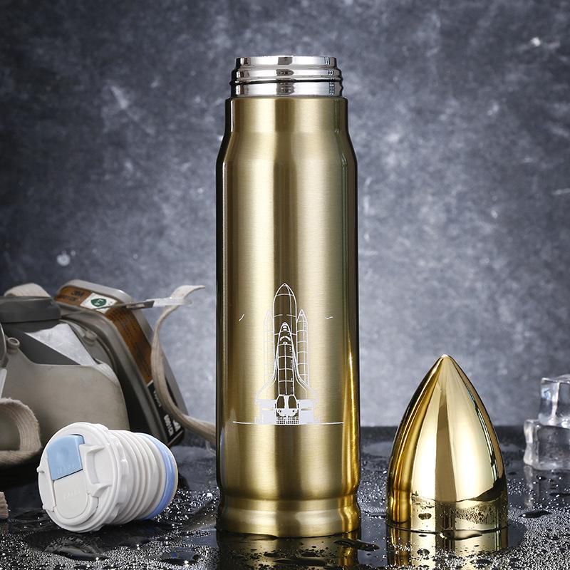 Stainless Steel 304 Bullet Cup - Insulated Outdoor Sports Water Cup