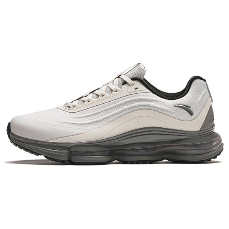 Anta Mach 3 Running Shoes Men White Black Blue 112415501-1 40