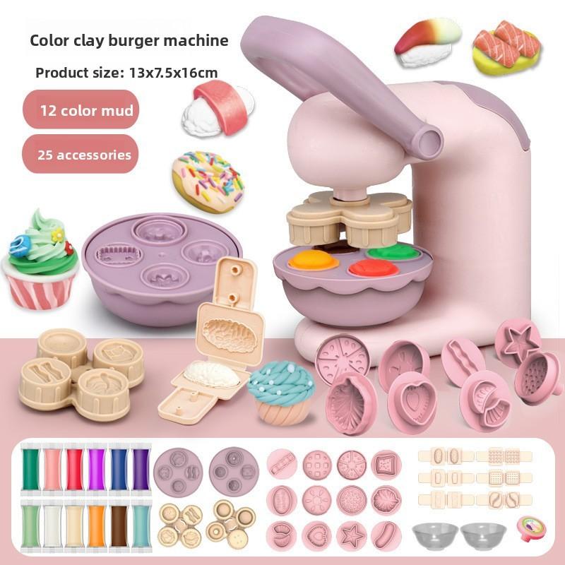Childrens Plastic Colorful Clay Noodle Maker Toy For Creativity And Fine Motor Skills Development